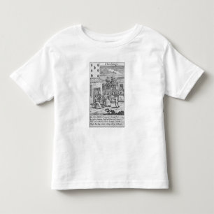 Playing Card showing workers making stockings Toddler T-Shirt