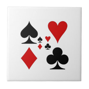 PLAYING CARD SUITES GIFTS TILE