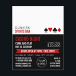 Playing Card Suits, Casino Night, Gaming Industry<br><div class="desc">Playing Card Suits,  Casino Night,  Gaming Industry Advertising Flyers By The Business Card Store.</div>