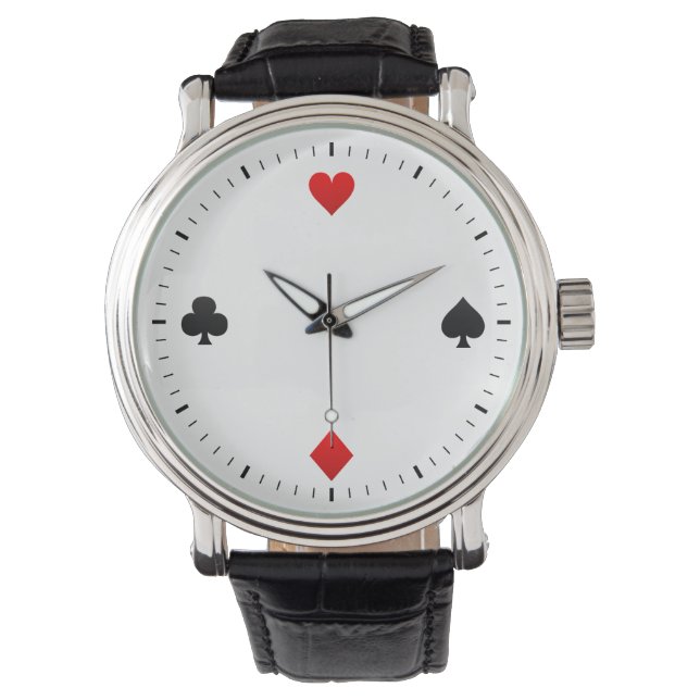 playing card suits collection watch (Front)