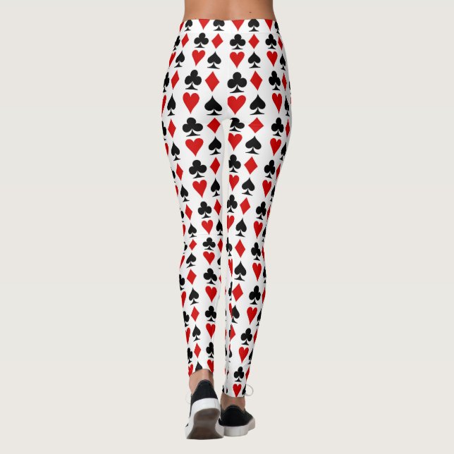 Playing Card Suits Leggings (Back)