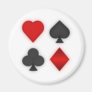 Playing Card Suits: Magnet