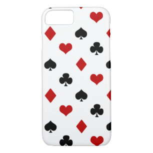 Playing Card Suits   Poker Theme   iPhone 8/7 Case