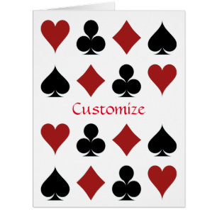 Playing Card Suits Thunder_Cove Greeting Card