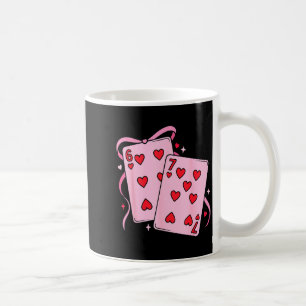 Playing Card Valentine’s Day 67 Preppy Six Seven 6 Coffee Mug