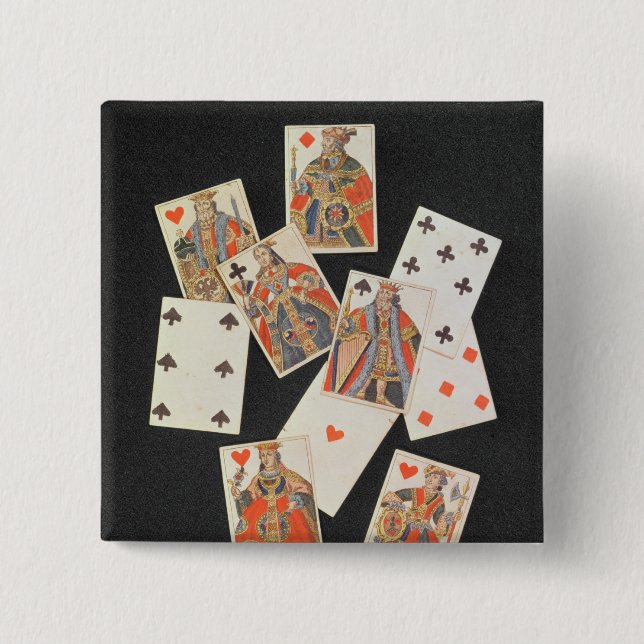 Playing Cards 15 Cm Square Badge (Front)