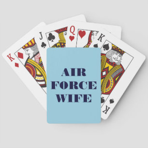 Playing Cards Air Force Wife