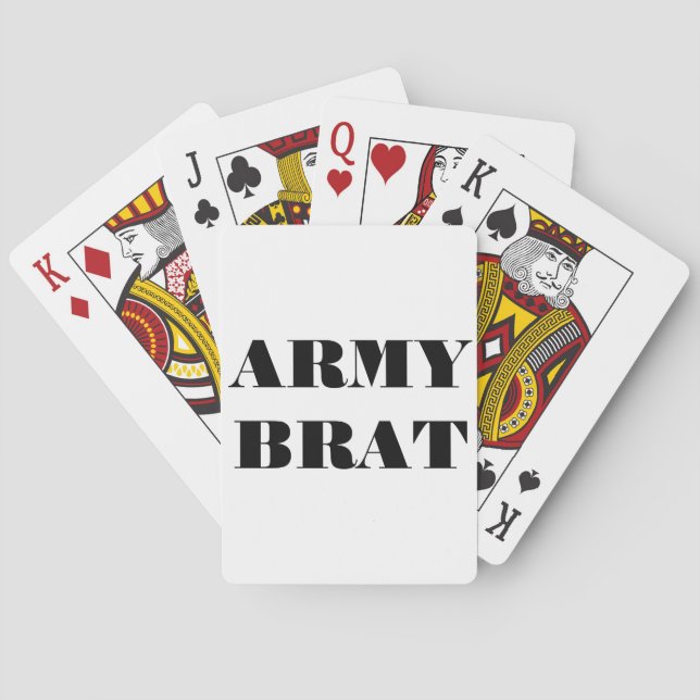 Playing Cards Army Brat (Back)