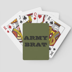 Playing Cards Army Brat