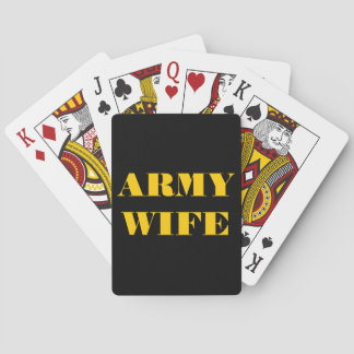 Playing Cards Army Wife