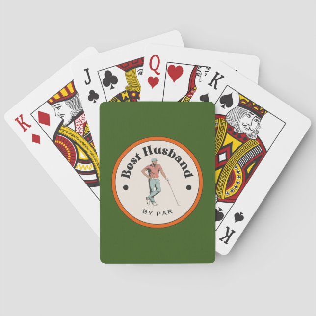 Playing Cards - Best Husband by Par - Golfer (Back)