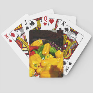 Playing Cards - Bright Coloured Peppers