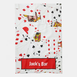 Playing Cards Collection Tea Towel