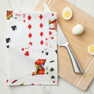 Playing Cards Collection Tea Towel