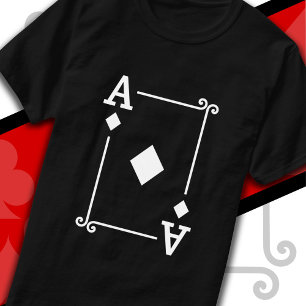 Playing Cards Costume Ace Diamonds Card Ace Card T-Shirt