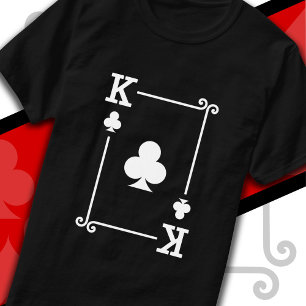 Playing Cards Costume Clubs Card Suit King Clubs T-Shirt