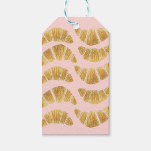 Playing Cards: Croissant Rose Watercolour Gift Tags