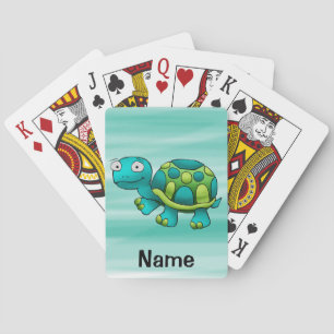 Playing Cards, Cute Turtle Cartoon Cards