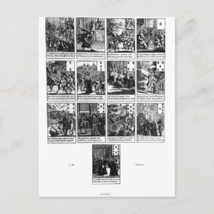 Playing cards depicting the impeachment