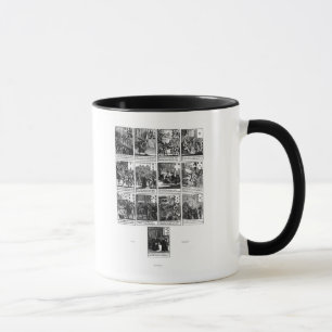 Playing cards depicting the impeachment mug
