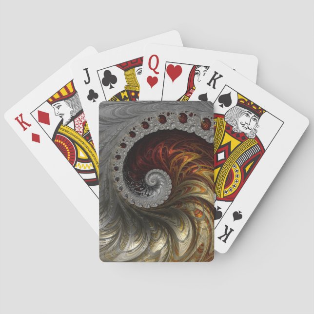 playing cards - F873 "Alien Engine" 2 (Back)