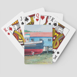 Playing cards - fishing boat