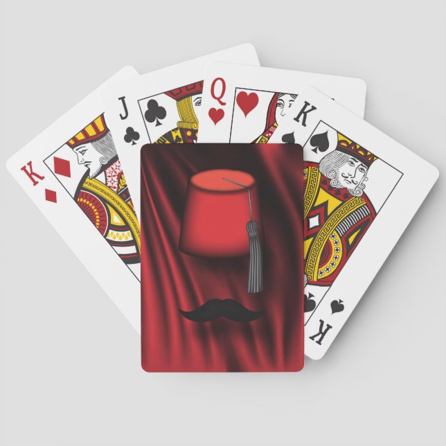 playing cards - flag Ottoman/Osmanlı 11 IV ; ) (Back)