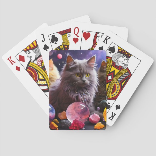 Playing Cards for Cat lover (Back)