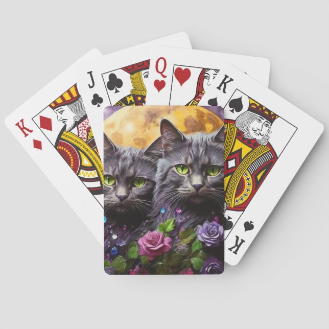 Playing Cards for Cat lover (Back)