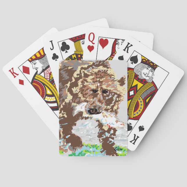 Playing Cards : Grizzly Bear (Back)