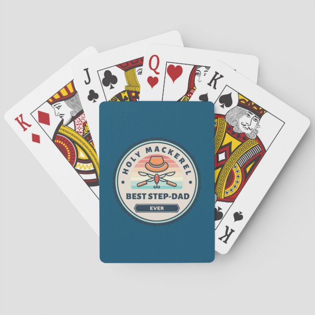 Playing Cards - Holy Mackerel! Best Step-Dad Ever (Back)