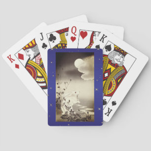 PLAYING CARDS JAPANESE RABBIT AND MOON