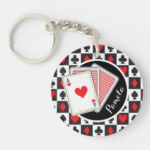 Playing Cards Key Chain