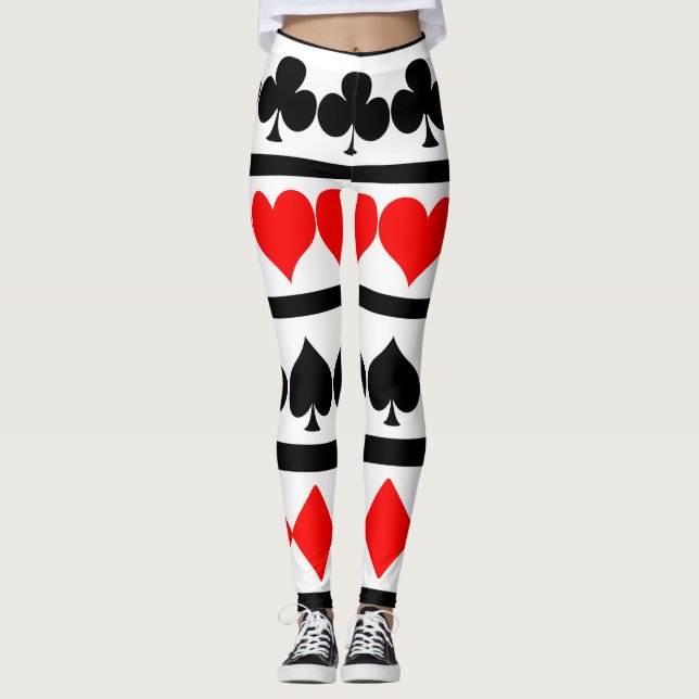 Playing Cards Leggings (Front)