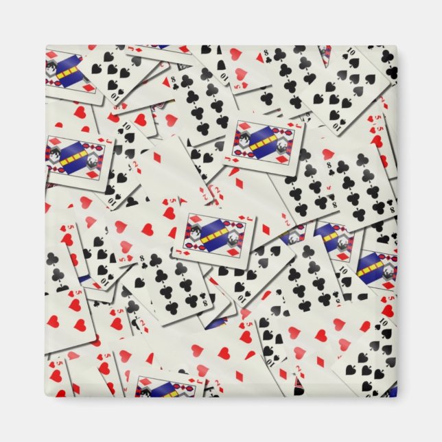 Playing Cards Magnet (Front)