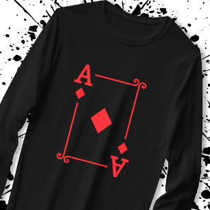 Playing Cards - Matching Diamonds Card Suits Ace T-Shirt