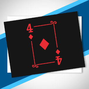 Playing Cards Matching Diamonds Card Suits Four 4