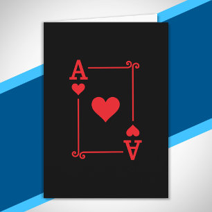 Playing Cards - Matching Hearts Card Suits Ace