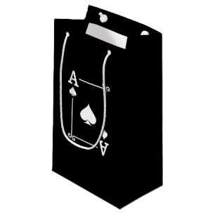 Playing Cards - Matching Spades Card Suits Ace Small Gift Bag
