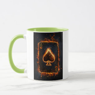 Playing cards. mug