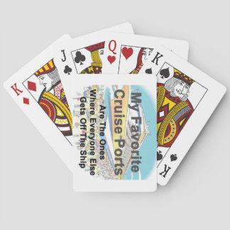 PLAYING CARDS - My Favourite Cruise Ports