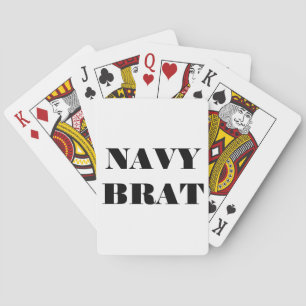 Playing Cards Navy Brat