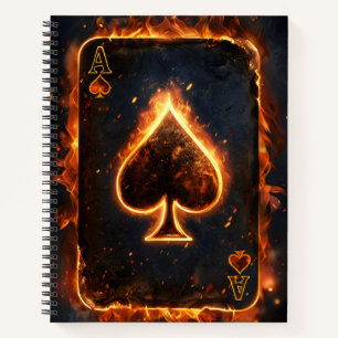 Playing cards. notebook