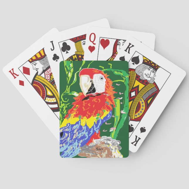 Playing Cards : Parrot  (Back)
