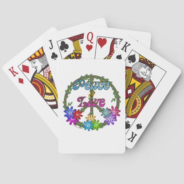Playing Cards - Peace & Love (Back)
