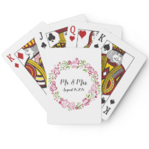 Playing Cards Personalised Wedding Favour