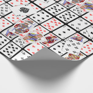 Playing Cards Poker Euchre Gift Wrap