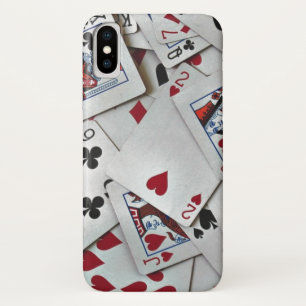 Playing Cards Poker Games Queen King iPhone X Case