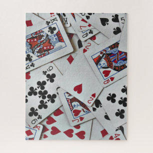 Playing Cards Poker Games Queen King Jigsaw Puzzle