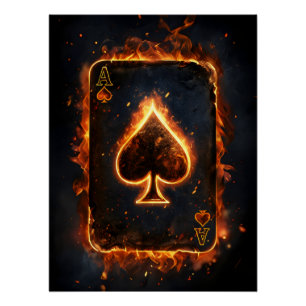 Playing cards. poster